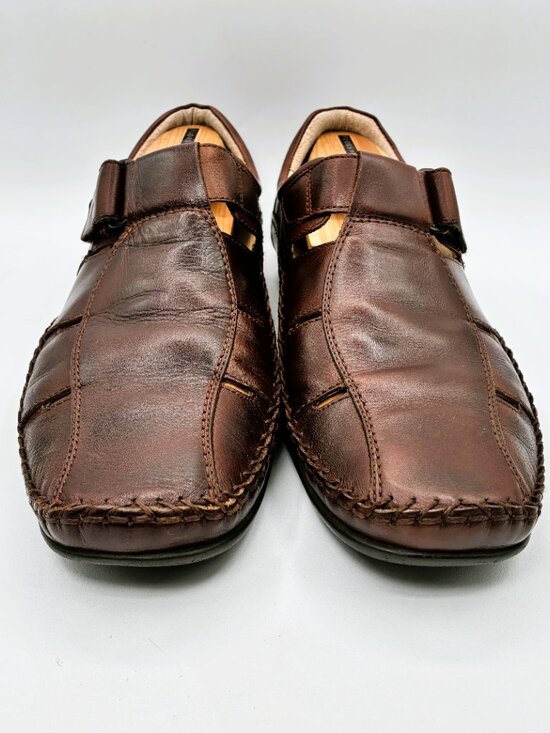 Pikolinos Men\'s Tarifa 46 (US 13) Brown Leather Fisherman Sandals main image 15